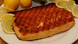 Soy Sauced Grilled Salmon