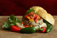 Grilled Southwestern Chicken Burgers